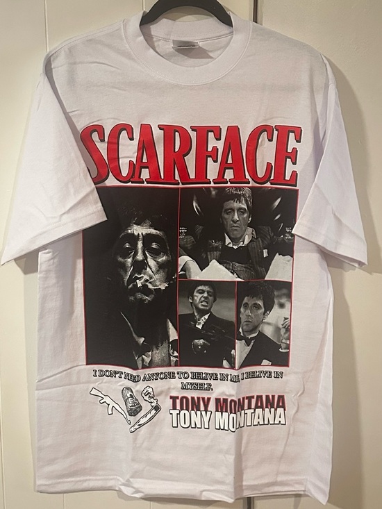 Shaka Wear Other - White Scarface Graphic Tee